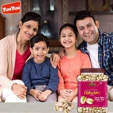YUM YUM Premium Roasted & Salted Pista 1kg Pistachios Price in India ...
