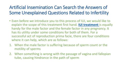 PPT - Artificial Insemination PowerPoint Presentation, free download ...