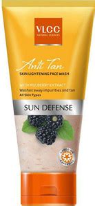 VLCC Sun Defense Anti Tan Skin Lightening Face Wash - Price in India ...