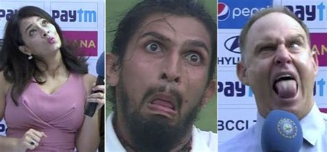 The BCCI Asked Commentators To Recreate Ishant Sharmas Animated Face
