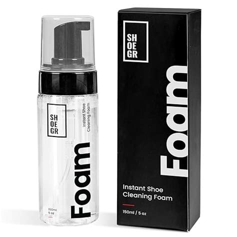 Buy SHOEGR Shoe Cleaner Foam | 150ml Shoe Cleaning Foam Spray for ...