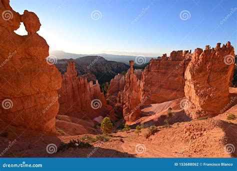 Thor`s Hammer in Bryce Canyon National Park at Sunrise. Stock Photo ...