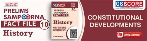 Free Download Prelims Sampoorna Fact File on Constitutional Development ...