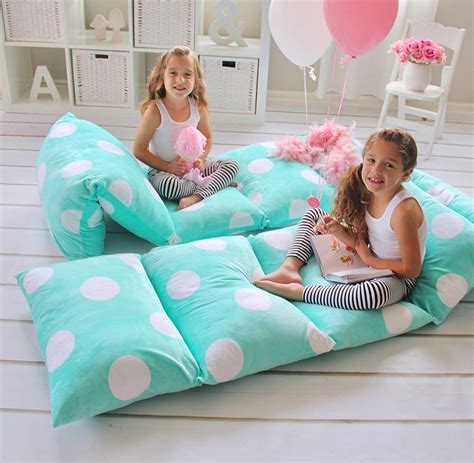Butterfly Craze Floor Pillow Case, Mattress Bed Lounger Cover, Polka ...