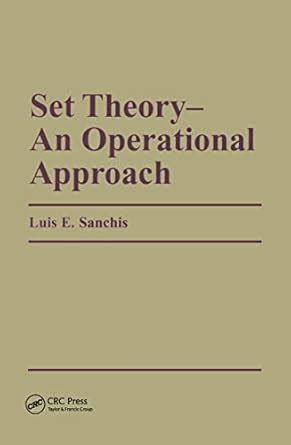 Buy Set Theory-An Operational Approach Book Online at Low Prices in ...