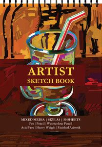 Paper Parwana Design Artist Sketch Drawing Book A4 Size 100 Pages ...