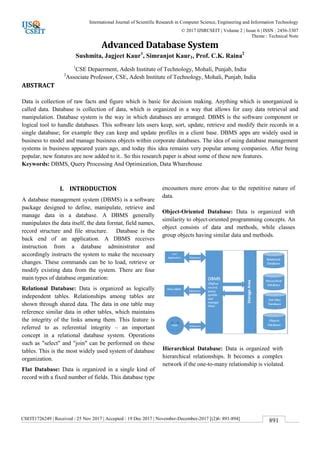 Image result for Advanced Database System Practical