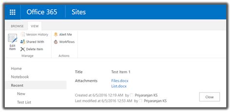Image result for SharePoint List Attach File