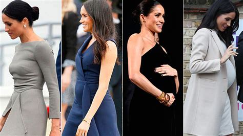 See how Meghan Markle's baby bump has grown since her pregnancy ...