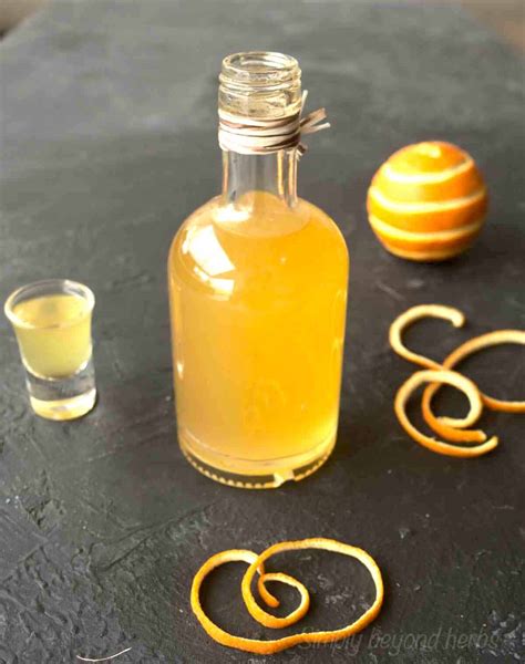 Orange liqueur recipe: Homemade Triple sec - SimplyBeyondHerbs