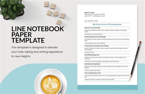 Editable Notebook Paper Templates in Word to Download