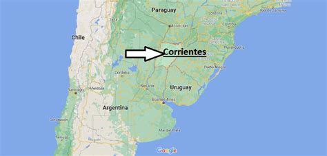 ¿Dónde está Corrientes? Mapa Corrientes - ¿Dónde está la ciudad?