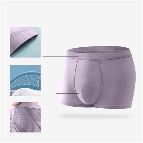 Men's Underwear Clearance Boxers Brief 3XL Under $5 Ice Silk Traceless ...