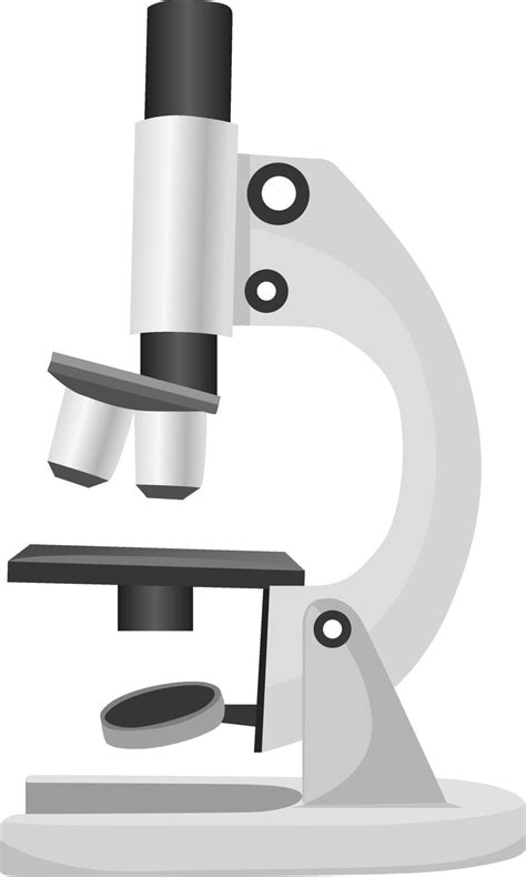 Small microscope, illustration, vector on a white background. 12271738 Vector Art at Vecteezy