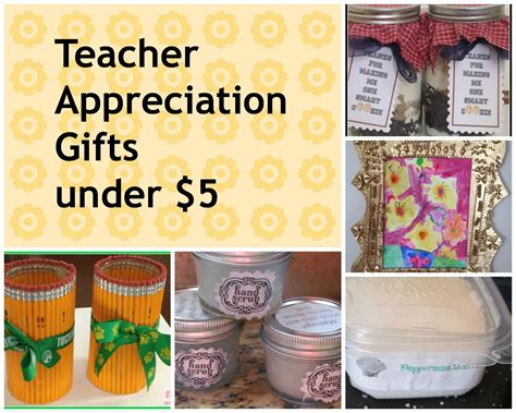 Homemade Teacher Appreciation Gifts