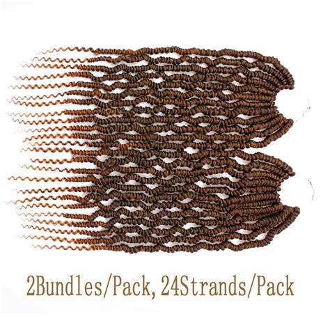 Bomb Twist Crochet Hair 18 Inch 6 Packs Spring Twist Crochet Hair ...