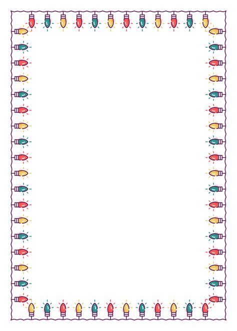 X 11 Christmas Border