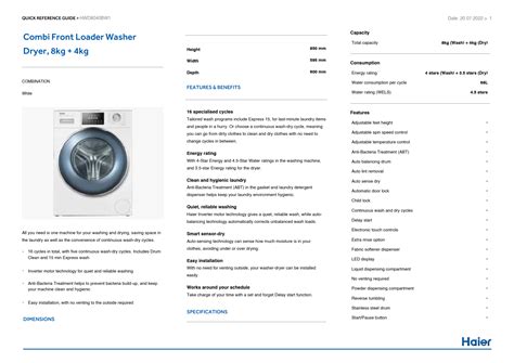 Image result for Haier Washing Machine Instructions