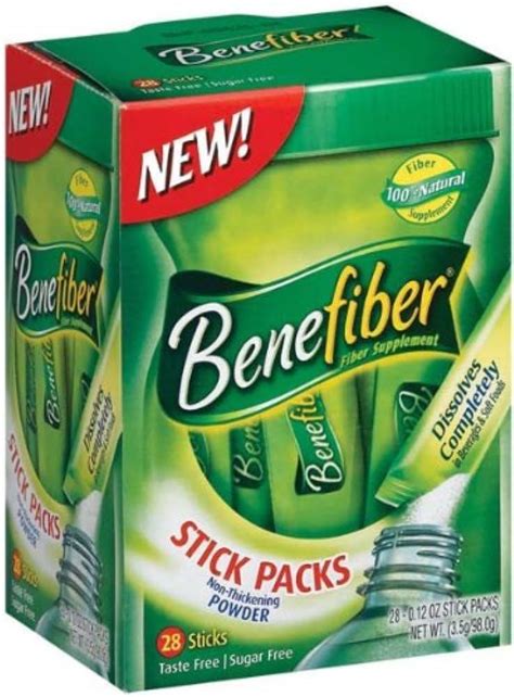 Buy Benefiber Fiber Sugar-Free On the Go Stick Packs, Unflavored, 28 ea ...