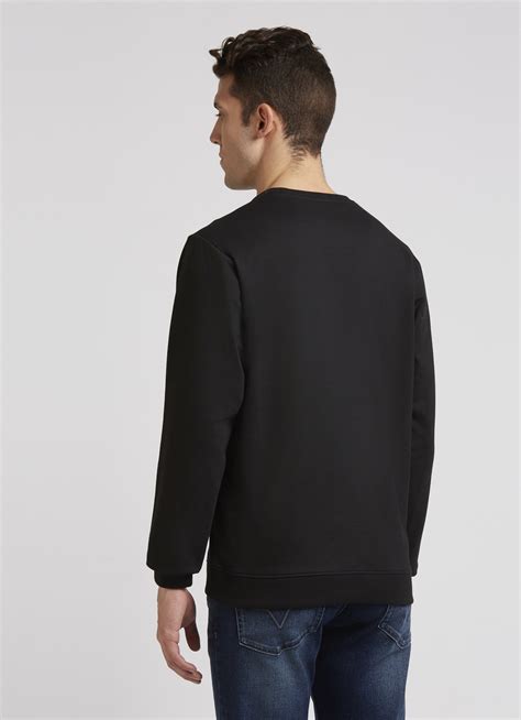 Orange Graphic Print Full Sleeve Sweatshirt | Pepe Jeans India