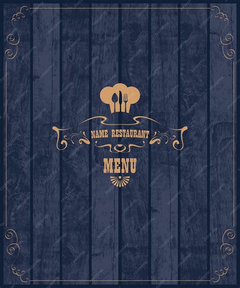 Premium Vector | Cover for restaurant menu