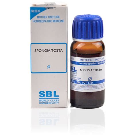 SBL Spongia Tosta Mother Tincture (30ml) – Greenleafdrugstore