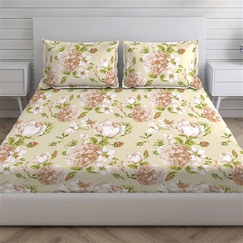 Buy LAYERS Classics Multicolour Floral Printed Cotton Super King ...