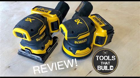 Review of Dewalt Cordless Orbital and Sheet Sander - YouTube