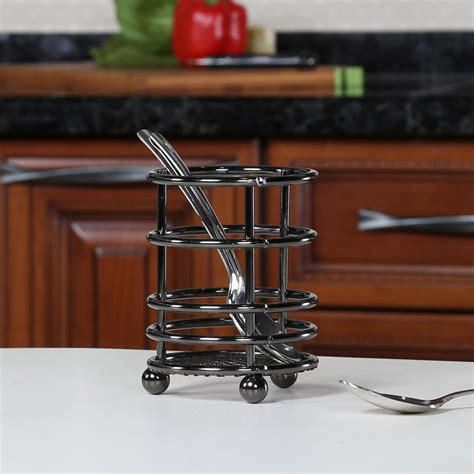Buy Gravel Solid Utensil Holder - Stainless Steel - Utensil Holder - 9. ...
