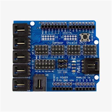 Arduino UNO MEGA Duemilanove Sensor Shield V4 Digital Analog Module Se