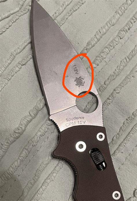 15v manix marked "112v" : r/spyderco