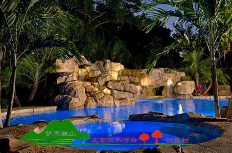 广西南宁塑石假山制作－用塑石假山制作的别墅水池-新闻资讯