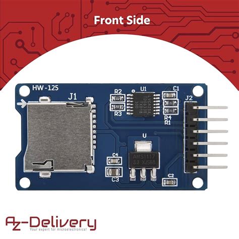 Compatible 5v 3.3v Module Lecteur Micro SD SPI Pour Arduino - Interface ...
