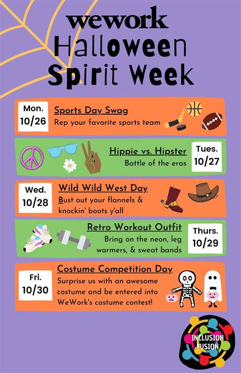 Spirt Week Ideas