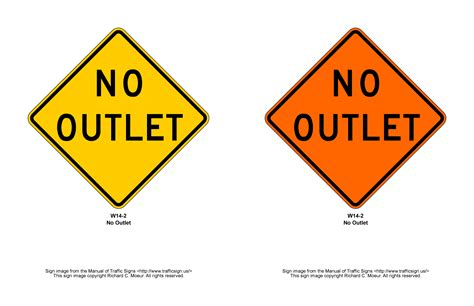 Manual of Traffic Signs - W14 Series Signs