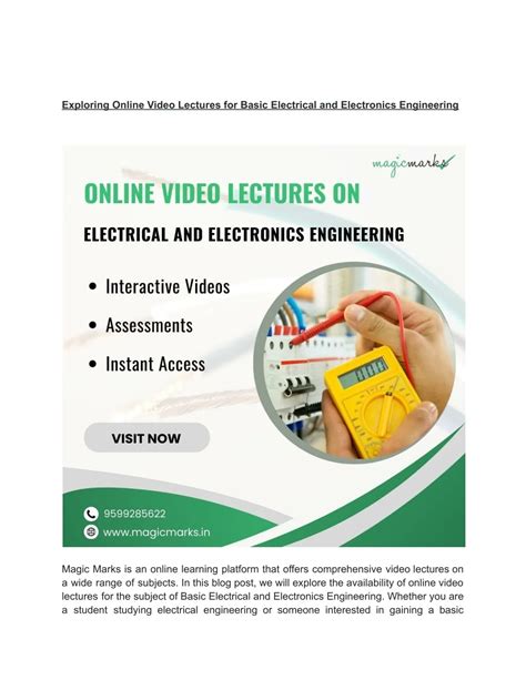 Electrical Engineering Lectures 的图像结果