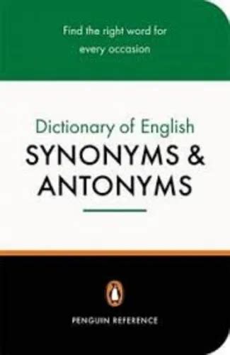 Dictionary Of English Synonyms & Antonyms - Penguin | MercadoLibre