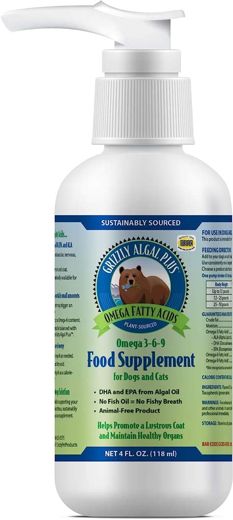 Grizzly Algal Plus Omega Fatty Acids Supplement for India | Ubuy