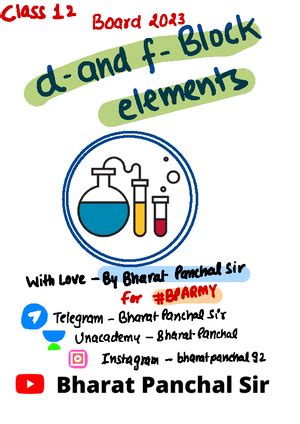 Electrochemistry 2022 by Bharat Panchal - CLASS- Electrochemistry ...