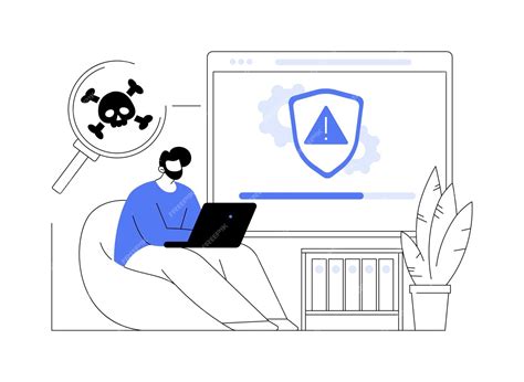 Antivirus software abstract concept vector illustration | Premium Vector