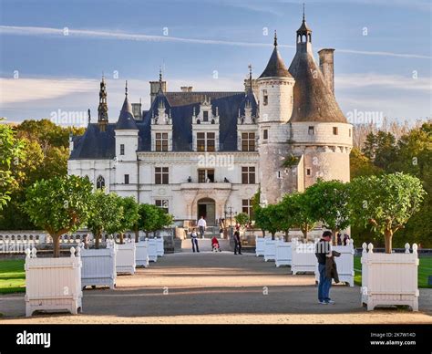 Cher Valley, Chenonceaux (central France): the Chateau de Chenonceau ...