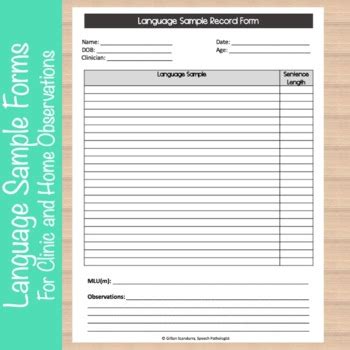 Image result for Language Sample Examples