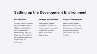 Image result for Program Development Environment Python