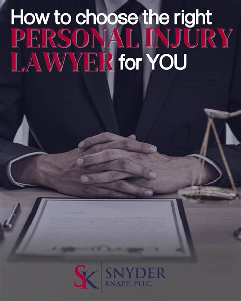 Find the perfect personal injury lawyer | Snyder Law Firm posted on the ...