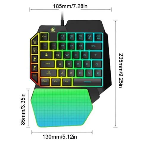 Image result for Bluetooth Left Hand Gaming Keyboard