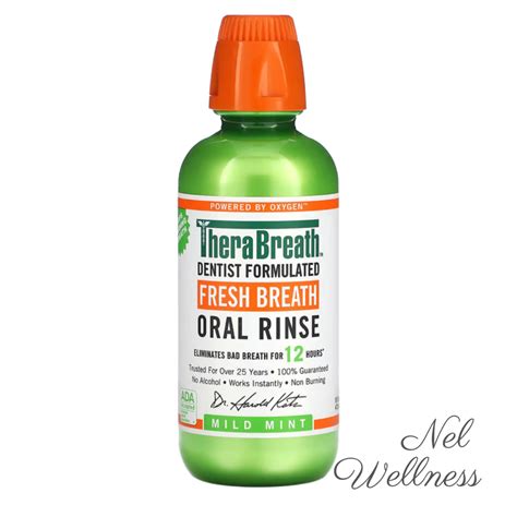 MILD MINT / ICY MINT EXPIRY 2026 TheraBreath Fresh Breath Oral Rinse 473ml Thera Mouthwash Bad ...