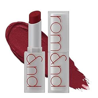 Rom&nd Zero Matte Lipstick - Lightweight, Velvety Matte, Buildable ...