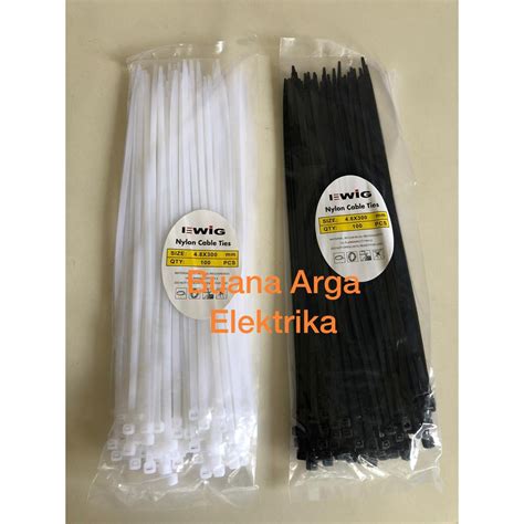 Jual Kabel Ties EWIG 300 x 4,8mm dan 300 x 7,6mm | Cable Tie | Panjang ...