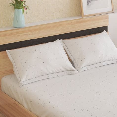 Buy Slate Kids Stars Cotton 150TC Printed 3Pcs Queen Bedsheet Set from ...