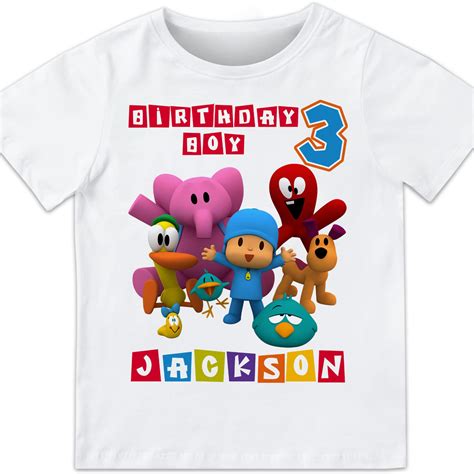 Pocoyo Birthday Shirt Pocoyo Shirt Pocoyo Birthday Party Birthday ...